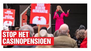 Stop het casinopensioen  Actie Eerste Kamer [upl. by Akers]