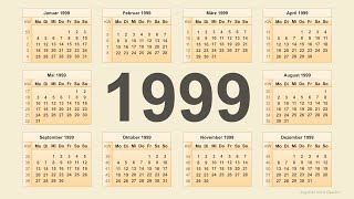 Kalender 1999 [upl. by Tamarra]