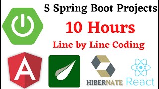 5 Spring Boot Projects in 10 Hours  Line by Line Coding 🔥RameshFadatare [upl. by Ettegroeg]