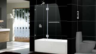 DREAMLINE AQUA LUX SHOWER DOOR AND AQUA LUX TUB DOOR [upl. by Tindall717]