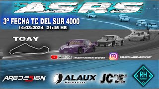 Tercera fecha Toay La Pampa TC 4000 DEL SUR ARGENTINASIMRACINGSPORT [upl. by Weil113]