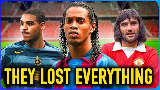 Top 10 Footballers Who Lost It ALL [upl. by Susejedairam]