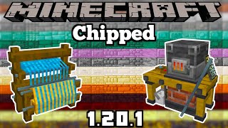 CHIPPED DECORATION BLOCKS MOD  MINECRAFT 1201 MOD SHOWCASE [upl. by Oloapnaig]