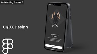 App Onboarding Screens UIampUX design  Figma tutorial  02  Onboarding Screen Figma [upl. by Demetre]