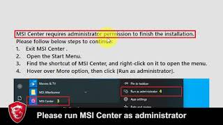 MSI® HOWTO install MSI Center [upl. by Linsk]