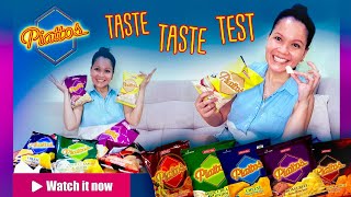 Tasting All Piattos Flavors In One Video Filipino Snack [upl. by Otaner]