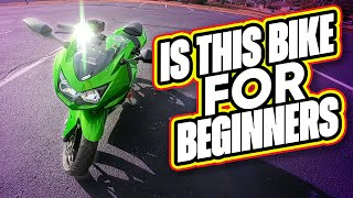 KAWASAKI NINJA 250r SE MOTORCYCLE REVIEW  EVERYTHING YOU NEED TO KNOW PERFECT FIRST BIKE [upl. by Atauqal]