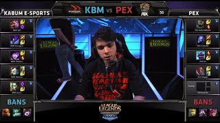 KaBum eSports vs PEX  Game 1 International Wild Card PAX Prime 2014 LOL  KBM vs PEX G1 S4 Worlds [upl. by Lunneta]