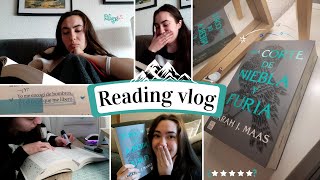 Leyendo quotUna corte de niebla y furiaquot 🤭 ACOTAR 2  Reading vlog  Claudia Pigeoner [upl. by Asilim375]