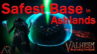 BUNKER Base in ASHLANDS StepbyStep Instructions  Valheim [upl. by Glad]