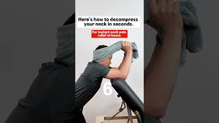 Neck Pain Try This Quick Decompression Trick 😮👌 [upl. by Ambrogino]