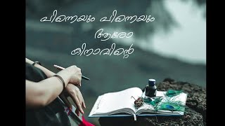 Pinneyum Pinneyum Aaro Kinavinte  New Lyrical Whatsapp Status  Vismayam [upl. by Idou638]