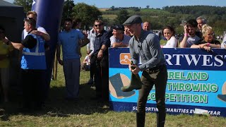 Portwest Welly Throwing Competition kicks off at Ploughing Championship 2019 [upl. by Ruon760]