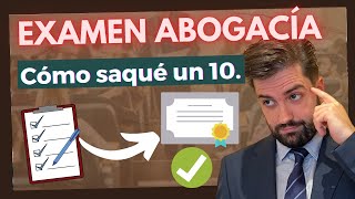 🟢 EXAMEN DE ABOGACÍA Cómo sacar un 10 sin estudiar [upl. by Nahgiem409]