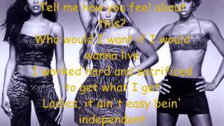 Destinys Child Independent Women Lyrics [upl. by Dorris432]