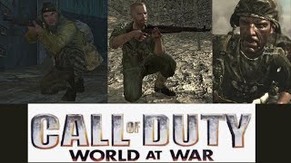 Pvt Chernov  Pvt Polonsky  Sgt Sullivan  Death Scenes  call of Duty World At War [upl. by Mihar3]