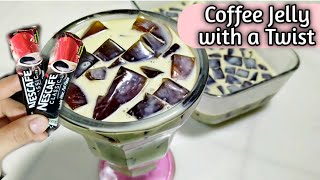 coffee jelly recipe coffee jelly with a twist [upl. by Kiele872]