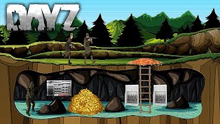 Surviving in the Worlds LEAST Hidden Underground Bunker A DayZ Movie [upl. by Nickie831]