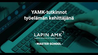 YAMKtutkinnot työelämän kehittäjinä [upl. by Adnak780]