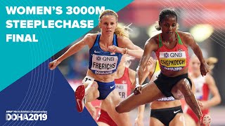 Womens 3000m Steeplechase Final  World Athletics Championships Doha 2019 [upl. by Ardnikal]