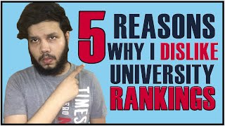 Do University Rankings Really Matter 5 Ways Rankings Mislead YOU  Tips On Picking Colleges [upl. by Kenti841]