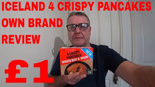 4 CRISPY PANCAKES FROM ICELANDS OWN BRAND REVIEW [upl. by Ailido]