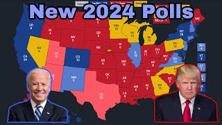 2024 Election Based On The Polls  Trump Vs Biden April 2024 [upl. by Cannon]