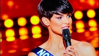 Miss France 2024  Miss NordPasDeCalais répond hors sujet sur une question d’harcèlement [upl. by Etnahsa]