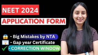 All Doubts Cleared about NEET 2024 Registration  CORRECTION WINDOW neet neet2024 update [upl. by Mccafferty]