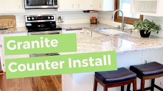 Installing Granite Countertops [upl. by Irec]