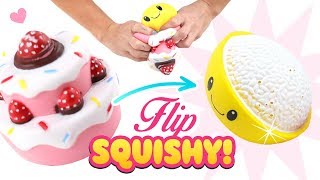 DIY REVERSIBLE SQUISHY Easy 2in1 Squishy Makeover Fixing Squishies [upl. by Zipnick932]