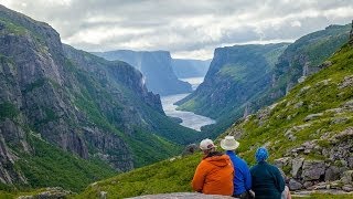 Western Brook Pond Fjord Gros Morne National Park Newfoundland and Labrador [upl. by Stacie]