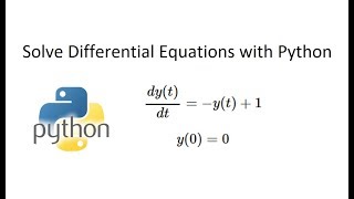 Solve Differential Equations in Python [upl. by Recnal]