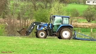 Cultivating with New Holland T6070 [upl. by Sackey]