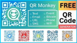 Create QR Code Using Monkey Com 🔥 For 100 FREE [upl. by Erkan]