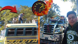 VIAJANDO en el BUS MAS PELIGROSO de GUATEMALA [upl. by Arakahs469]