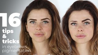 Eyebrows pigmentation 16 tipsamptricks  MUST WATCH [upl. by Pammy]