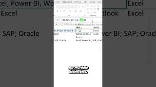 How to Split Text with Multiple Delimiters with Excel TEXTSPLIT shorts [upl. by Nysa666]