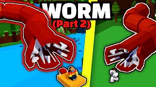 WORM 2 Roblox FUNNY MOMENTS  Build a Boat for Treasure [upl. by Yblok]