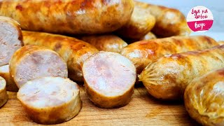 Домашняя колбаса вкуснее в 10 раз Как пользоваться оболочкой чтобы не лопалась Еда на любой вкус [upl. by Nohsram]