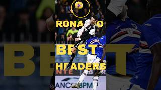 Ronaldo BEST HEADER Goals 🤯🔥 football skills [upl. by Eiramyelhsa]