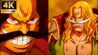 Roger Pirates Vs Whitebeard Prates Full Fight 4K 60FPS  English Dub ONE PIECE WANO ARC [upl. by Latsryk733]