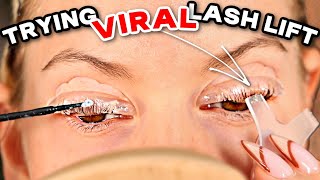 IG MADE ME BUY IT Viral DIY Luxe Lash Lift Kit Test Review and Tutorial [upl. by Adnicaj937]