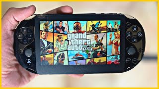 GTA 5 ON PS VITA GTA V Gameplay on PSP [upl. by Herc]