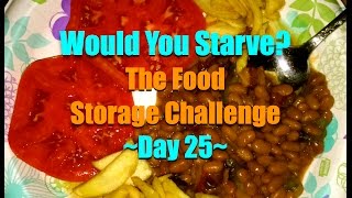 The Food Storage ChallengeDay 25 [upl. by Baseler]