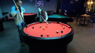 Round billiard and unique tables in Spinn Bar Cebu [upl. by Jessee]