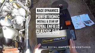 REA 12  Race Dynamics Powertronic  Part 1  How to Install On A Royal Enfield Classic 500 [upl. by Glassman]