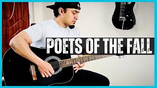 Poets of the Fall  Cradled in Love  Acoustic Guitar Cover [upl. by Karyl127]