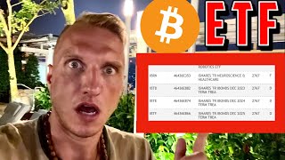 BREAKING BITCOIN ETF VANISHED FROM LIST [upl. by Yesdnyl916]