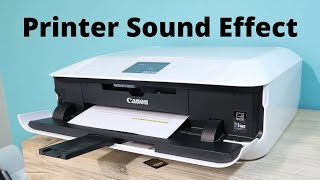 Printer Sound Effect  Printing Paper Sound with VIDEO [upl. by Harmony]